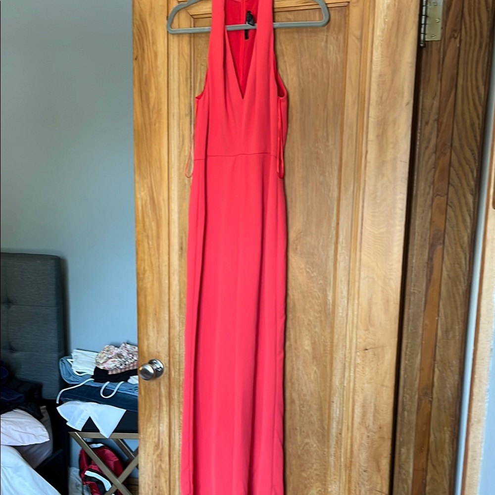 Elegant Red Sleeveless jumpsuit excellent condition